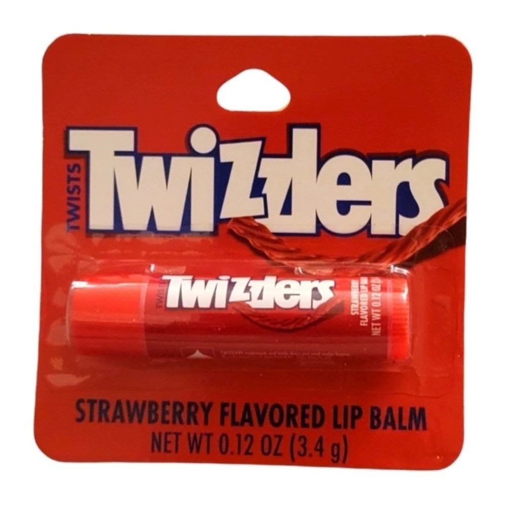 Twizzlers Strawberry Flavored Lip Balm Hershey Licensed Taste Beauty 0.12oz NEW